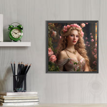 Load image into Gallery viewer, AB Diamond Painting - Full Round - flower princess (40*40CM)
