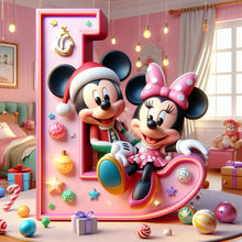 Load image into Gallery viewer, Diamond Painting - Full Round - (L) Mickey letters (30*30CM)
