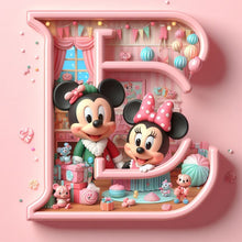 Load image into Gallery viewer, Diamond Painting - Full Round - (E) Mickey letters (30*30CM)
