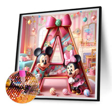 Load image into Gallery viewer, Diamond Painting - Full Round - (A) Mickey letters (30*30CM)
