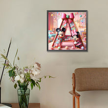 Load image into Gallery viewer, Diamond Painting - Full Round - (A) Mickey letters (30*30CM)
