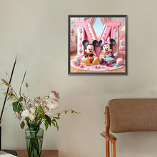 Load image into Gallery viewer, Diamond Painting - Full Round - (M) Mickey Letters (30*30CM)
