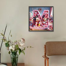 Load image into Gallery viewer, Diamond Painting - Full Round - (N) Mickey Letters (30*30CM)
