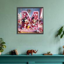 Load image into Gallery viewer, Diamond Painting - Full Round - (N) Mickey Letters (30*30CM)
