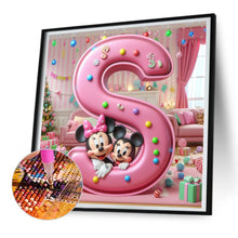 Load image into Gallery viewer, Diamond Painting - Full Round - (S) Mickey Letters (30*30CM)

