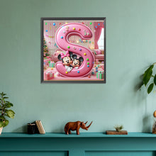 Load image into Gallery viewer, Diamond Painting - Full Round - (S) Mickey Letters (30*30CM)
