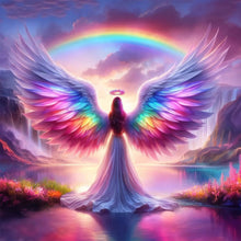 Load image into Gallery viewer, Diamond Painting - Full Round - Winged Angel (30*30CM)
