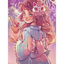 Load image into Gallery viewer, Diamond Painting - Full Round - cartoon girl (30*40CM)
