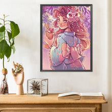 Load image into Gallery viewer, Diamond Painting - Full Round - cartoon girl (30*40CM)
