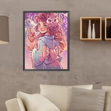 Load image into Gallery viewer, Diamond Painting - Full Round - cartoon girl (30*40CM)
