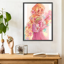 Load image into Gallery viewer, Diamond Painting - Full Round - cartoon girl (30*40CM)
