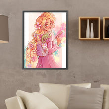 Load image into Gallery viewer, Diamond Painting - Full Round - cartoon girl (30*40CM)

