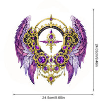 Load image into Gallery viewer, Acrylic Special Shape Colorful Wing Diamond Painting Pendant for Wall Window
