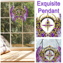 Load image into Gallery viewer, Acrylic Special Shape Colorful Wing Diamond Painting Pendant for Wall Window
