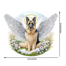 Load image into Gallery viewer, Acrylic Winged Dog Table Top Diamond Painting Ornament Kits Home Bedroom Decor
