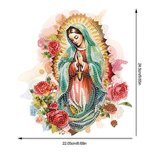 Load image into Gallery viewer, Acrylic Virgin Mary Desktop Diamond Art Kits Diamond Painting Home Ornaments Kit
