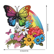 Load image into Gallery viewer, Acrylic Rainbow Butterfly Diamond Painting Desktop Ornaments Kit Home Decoration
