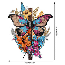 Load image into Gallery viewer, Acrylic Cross Butterfly Diamond Painting Desktop Ornaments Kit Home Decoration
