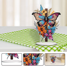 Load image into Gallery viewer, Acrylic Cross Butterfly Diamond Painting Desktop Ornaments Kit Home Decoration
