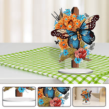 Load image into Gallery viewer, Acrylic Cross Butterfly Diamond Painting Desktop Ornaments Kit Home Decoration
