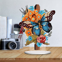 Load image into Gallery viewer, Acrylic Cross Butterfly Diamond Painting Desktop Ornaments Kit Home Decoration

