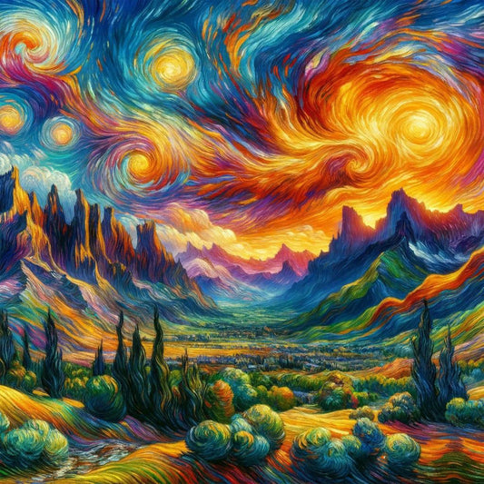 Diamond Painting - Full Round - landscape (40*40CM)