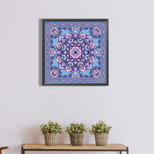 Load image into Gallery viewer, Diamond Painting - Full Round - Purple Mandala (40*40CM)
