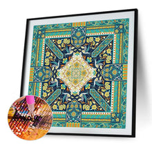 Load image into Gallery viewer, Diamond Painting - Full Round - Green Mandala (40*40CM)
