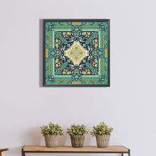 Load image into Gallery viewer, Diamond Painting - Full Round - Green Mandala (40*40CM)
