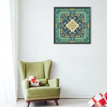 Load image into Gallery viewer, Diamond Painting - Full Round - Green Mandala (40*40CM)
