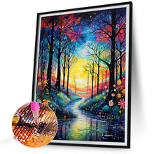 Load image into Gallery viewer, Diamond Painting - Full Round - forest color trail (40*50CM)
