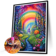 Load image into Gallery viewer, Diamond Painting - Full Round - Forest Rainbow Castle (40*50CM)
