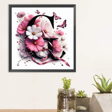 Load image into Gallery viewer, Diamond Painting - Full Round - Daisy Butterfly Letter G (30*30CM)
