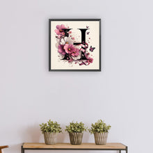 Load image into Gallery viewer, Diamond Painting - Full Round - Daisy Butterfly Letter H (30*30CM)
