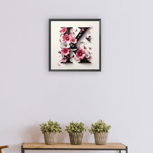 Load image into Gallery viewer, Diamond Painting - Full Round - Daisy Butterfly Letter K (30*30CM)
