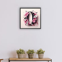 Load image into Gallery viewer, Diamond Painting - Full Round - Daisy Butterfly Letter O (30*30CM)

