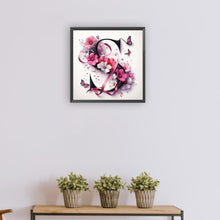 Load image into Gallery viewer, Diamond Painting - Full Round - Daisy Butterfly Letter S (30*30CM)
