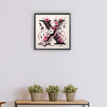 Load image into Gallery viewer, Diamond Painting - Full Round - Daisy butterfly letter X (30*30CM)
