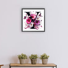 Load image into Gallery viewer, Diamond Painting - Full Round - Daisy butterfly letter Y (30*30CM)

