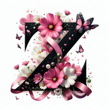 Load image into Gallery viewer, Diamond Painting - Full Round - Daisy Butterfly Letter Z (30*30CM)

