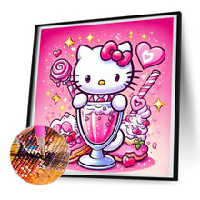 Load image into Gallery viewer, Diamond Painting - Full Round - HelloKitty¡¤ice cream (30*30CM)
