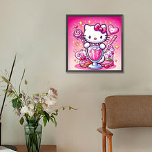 Load image into Gallery viewer, Diamond Painting - Full Round - HelloKitty¡¤ice cream (30*30CM)
