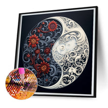 Load image into Gallery viewer, Diamond Painting - Full Round - yin and yang flowers (30*30CM)
