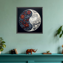 Load image into Gallery viewer, Diamond Painting - Full Round - yin and yang flowers (30*30CM)
