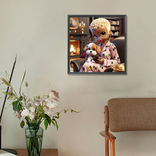 Load image into Gallery viewer, Diamond Painting - Full Round - black girl (30*30CM)
