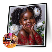 Load image into Gallery viewer, Diamond Painting - Full Round - black girl (30*30CM)
