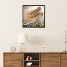Load image into Gallery viewer, Diamond Painting - Partial Special Shaped - blonde long hair girl (30*30CM)
