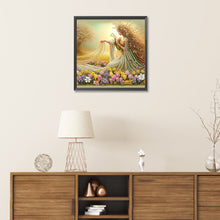 Load image into Gallery viewer, Diamond Painting - Partial Special Shaped - blonde long hair girl (30*30CM)
