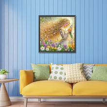 Load image into Gallery viewer, Diamond Painting - Partial Special Shaped - blonde long hair girl (30*30CM)
