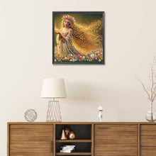 Load image into Gallery viewer, Diamond Painting - Partial Special Shaped - blonde long hair girl (30*30CM)
